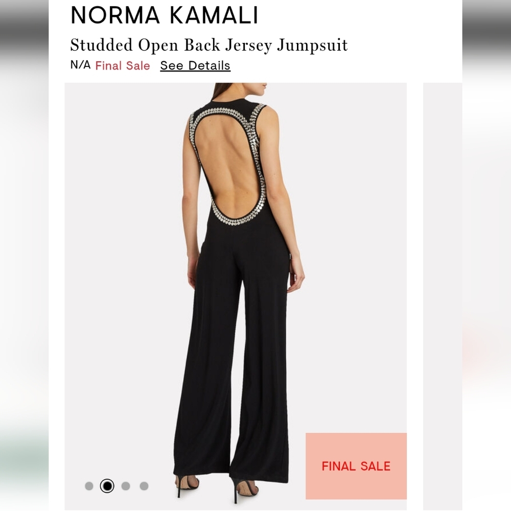 Norma kamali Studded jumpsuit ✨️